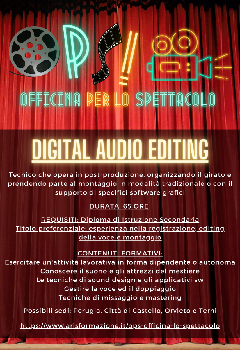 locandina Digital Audio Editing