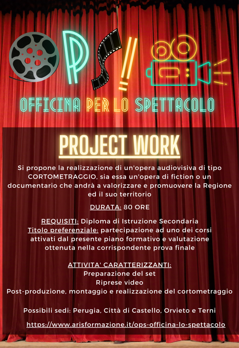 Project Work locandina