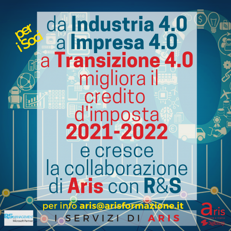 FORMAZIONE 4.0 CREDITO DI IMPOSTA 2021