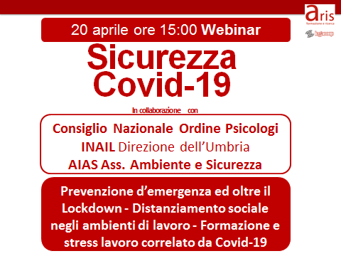  WEBINAR GRATUITA "SICUREZZA COVID-19"