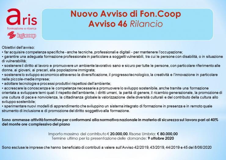 AVVISO 46 FONCOOP