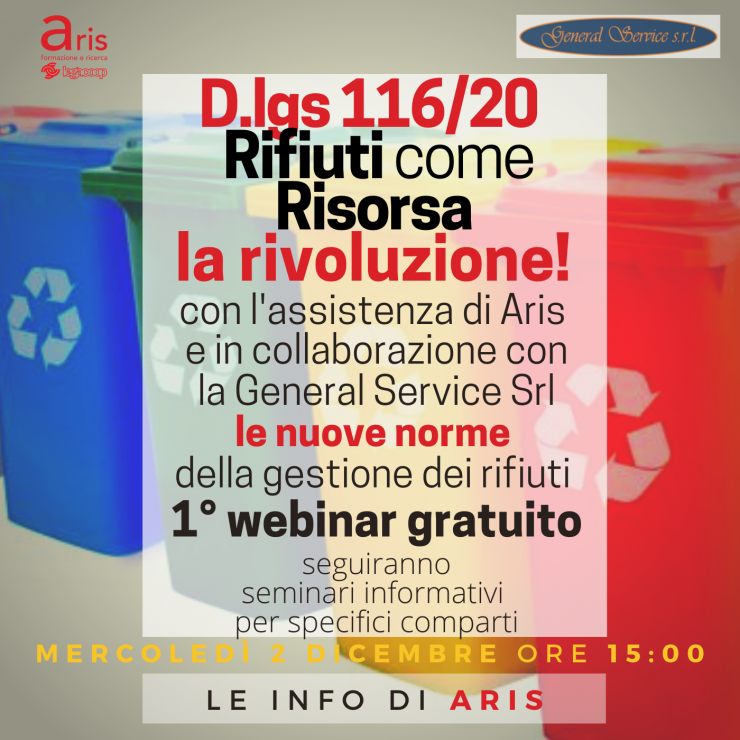 WEBINAR NUOVA NORMATIVA RIFIUTI