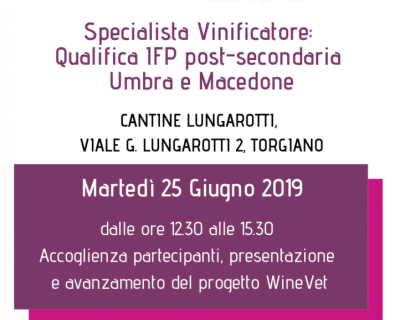 2° evento moltiplicatore del progetto Winevet 