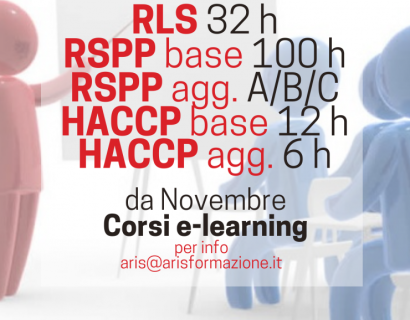 NUOVI CORSI RLS RSPP E HACCP A NOVEMBRE