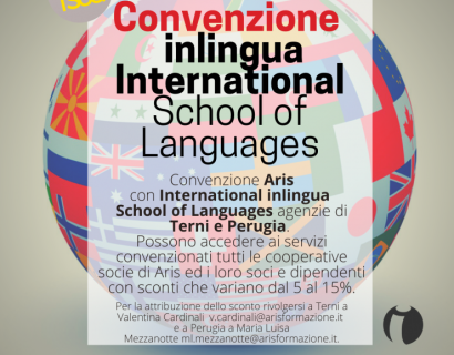 CONVENZIONE CON INLINGUA RISERVATA AI SOCI DI ARIS