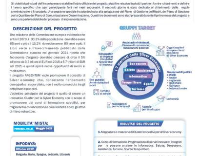 ARGENTUM - PROGETTO ERASMUS+ KA2 - al via le Newsletter