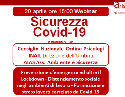  WEBINAR GRATUITA "SICUREZZA COVID-19"