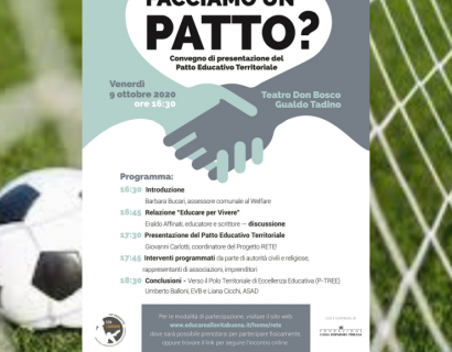 PROGETTO RETE! PRESENTA IL PATTO TERRITORIALE