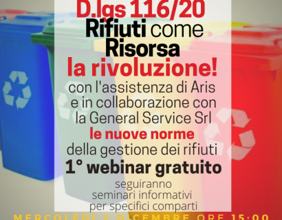 WEBINAR NUOVA NORMATIVA RIFIUTI