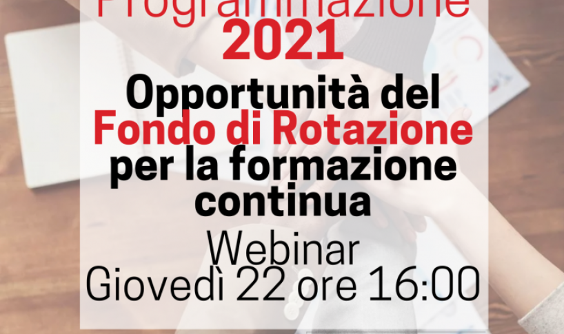 FON.COOP PROGRAMMAZIONE 2021