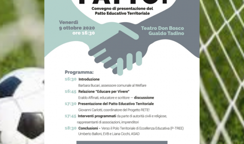 PROGETTO RETE! PRESENTA IL PATTO TERRITORIALE